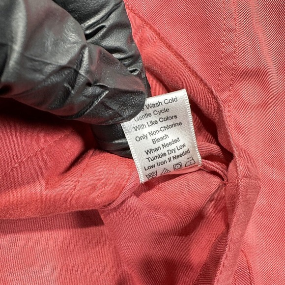 Coldwater Creek Shacket Jacket Shirt Womens PS Pink Pockets Button Long Sleeves - Picture 5 of 9